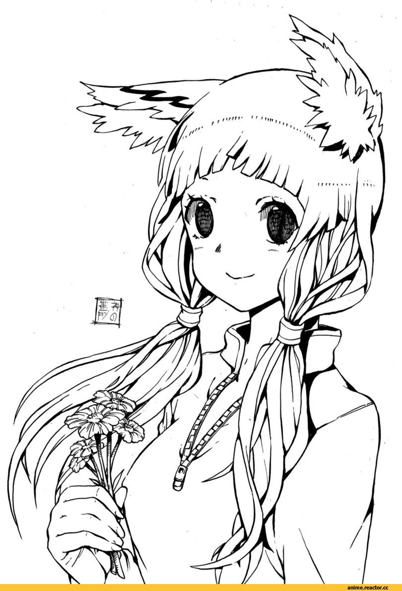 Anime Art, Anime Original, Kitsune, Animal Ears, Anime