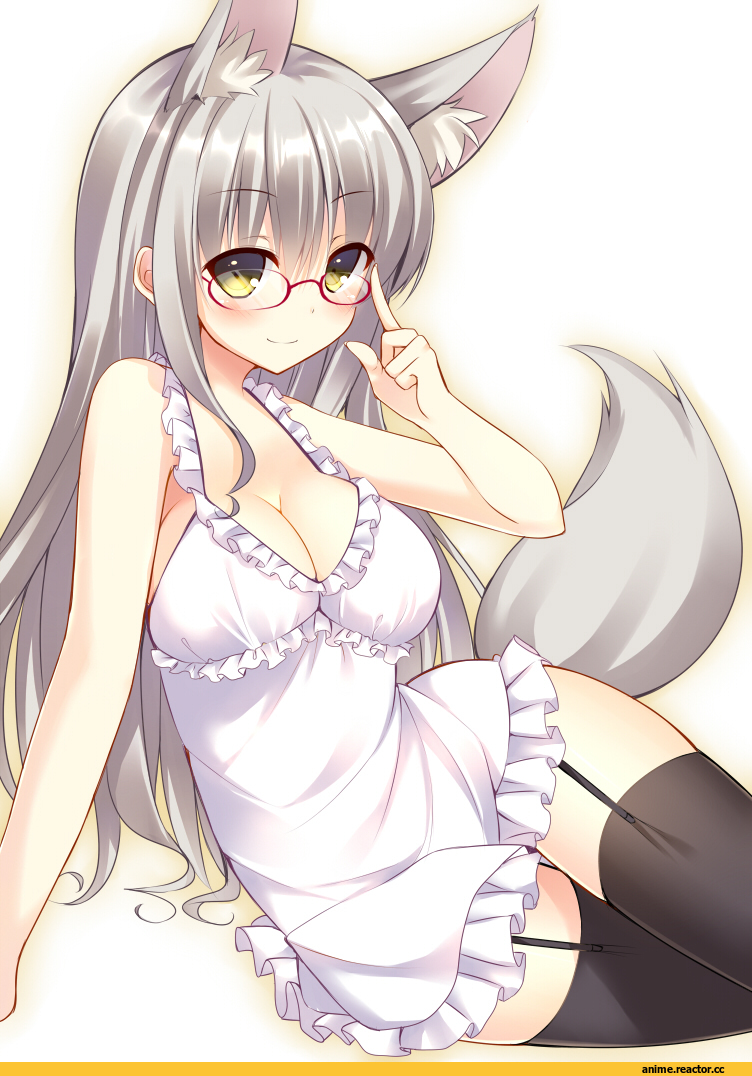 Anime Original, bekotarou, Animal Ears, Kitsunemimi, Megane, Anime