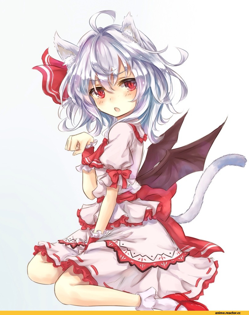 Remilia Scarlet, Touhou Project, Animal Ears, nekomimi, Anime