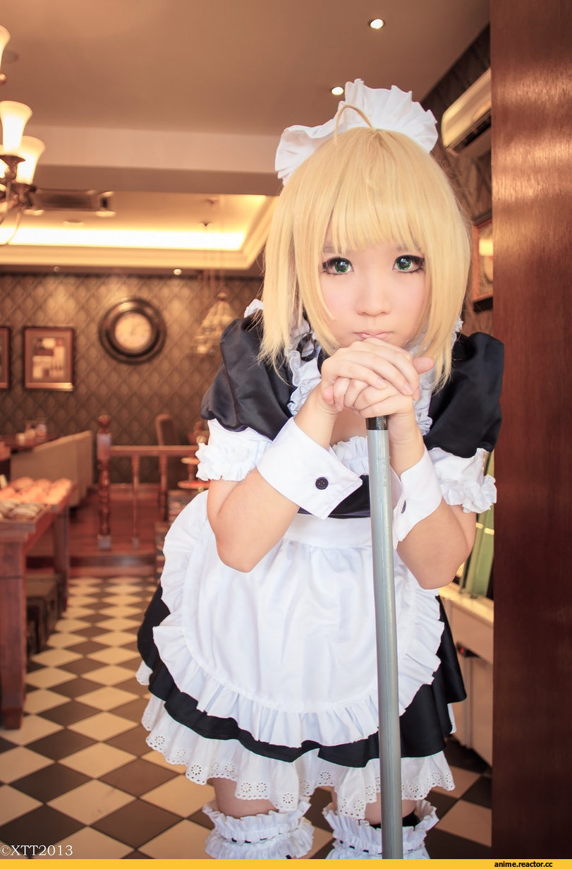 Saber (Fate), Fate (series), Maid, Anime Cosplay, #Cosplay, разное, Anime
