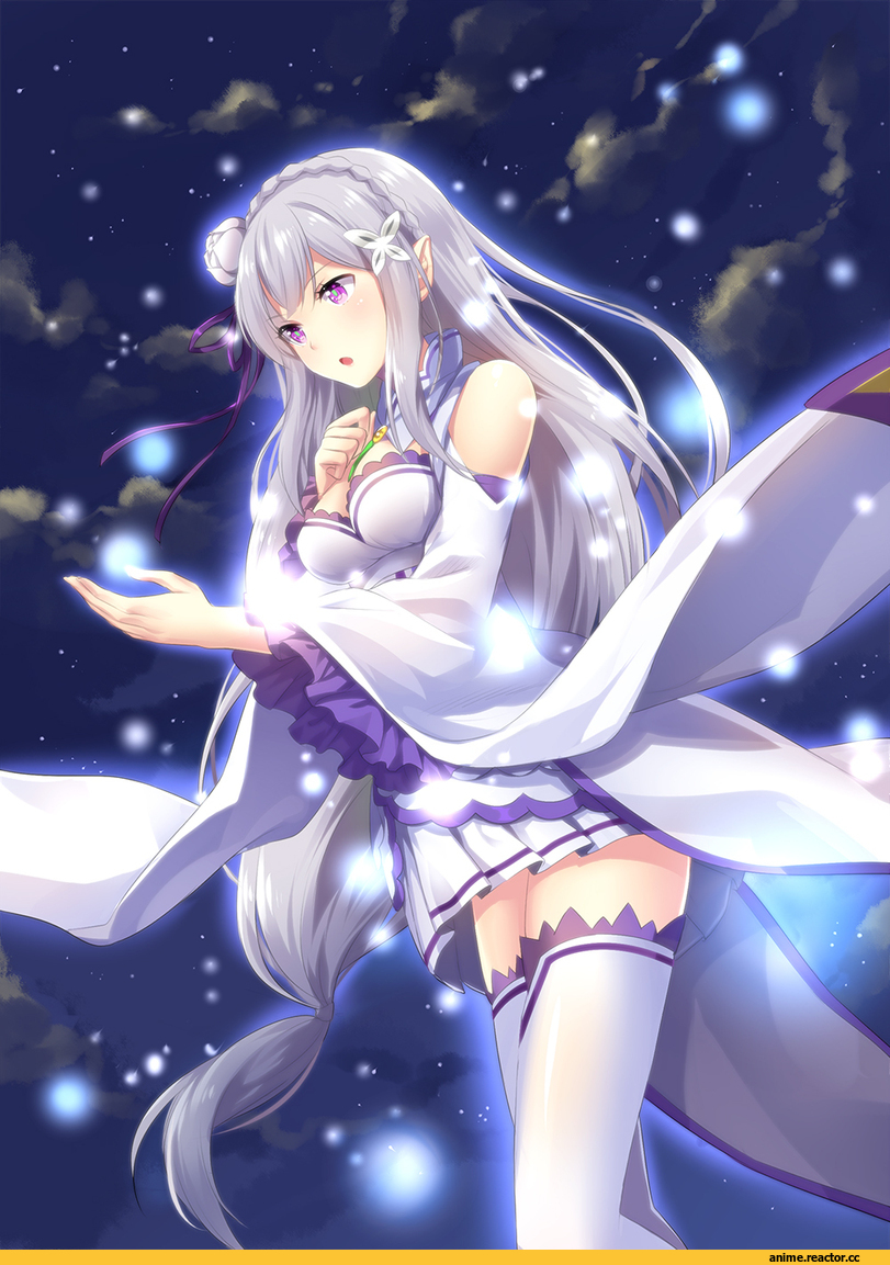 Re Zero Kara Hajimeru Isekai Seikatsu, Emilia (re zero), Anime