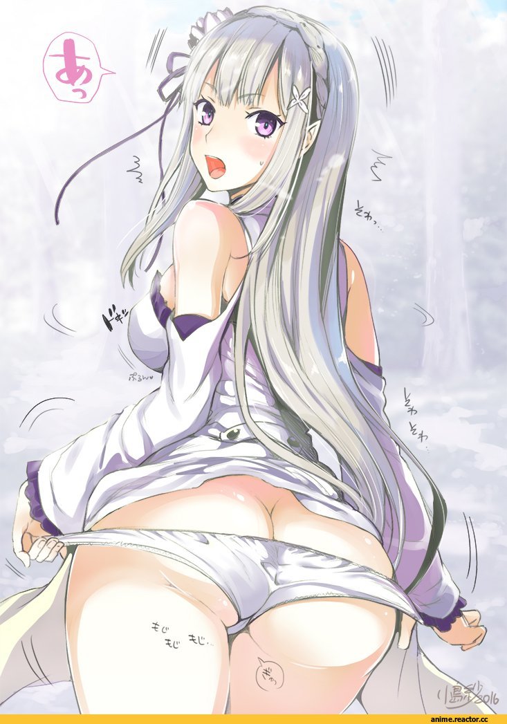 Kojima Saya, Anime Art, Emilia (re zero), Re Zero Kara Hajimeru Isekai Seikatsu, Anime Adult pantsu, Anime Ero, Anime Ero Ass, Anime