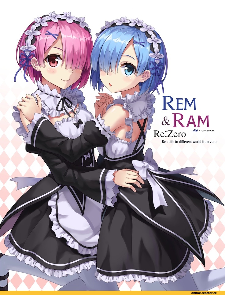 Rem (re zero), Re Zero Kara Hajimeru Isekai Seikatsu, Ram (Re Zero), npcpepper, Anime