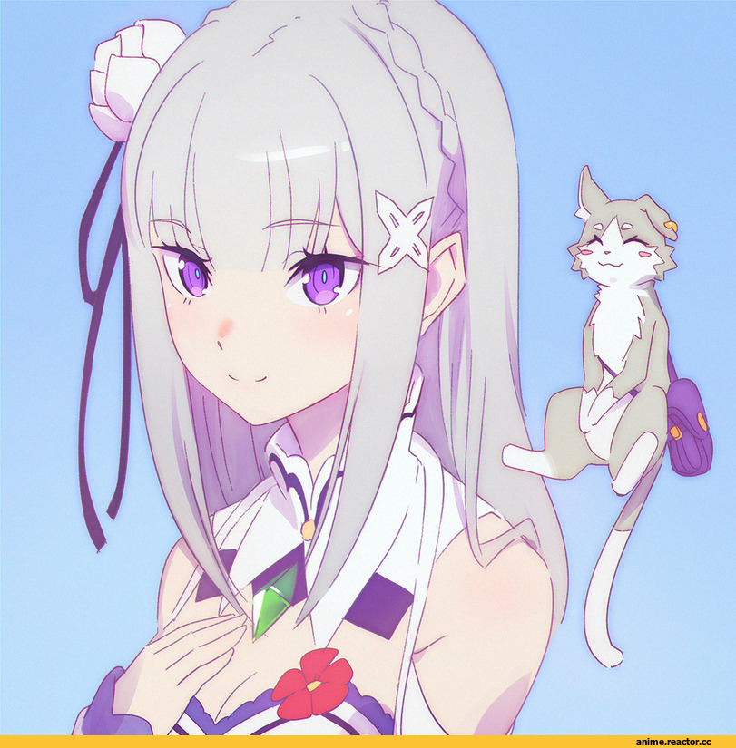 Emilia (re zero), Re Zero Kara Hajimeru Isekai Seikatsu, Илья Кувшинов, artist, Anime Art, Anime