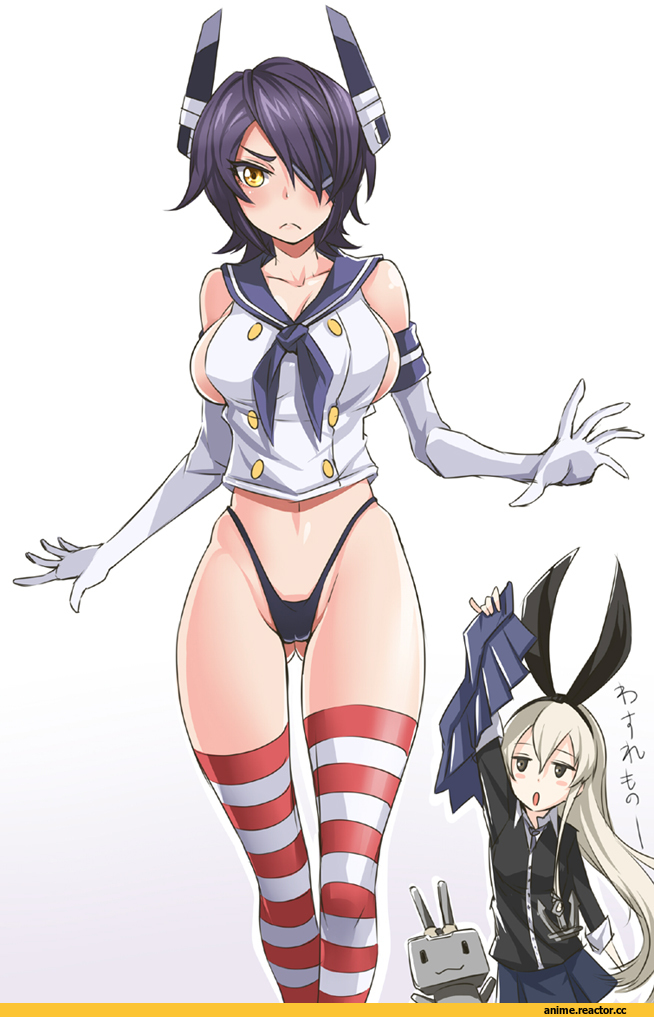 Kantai Collection, Shimakaze, cosplay, Tenryuu, Anime