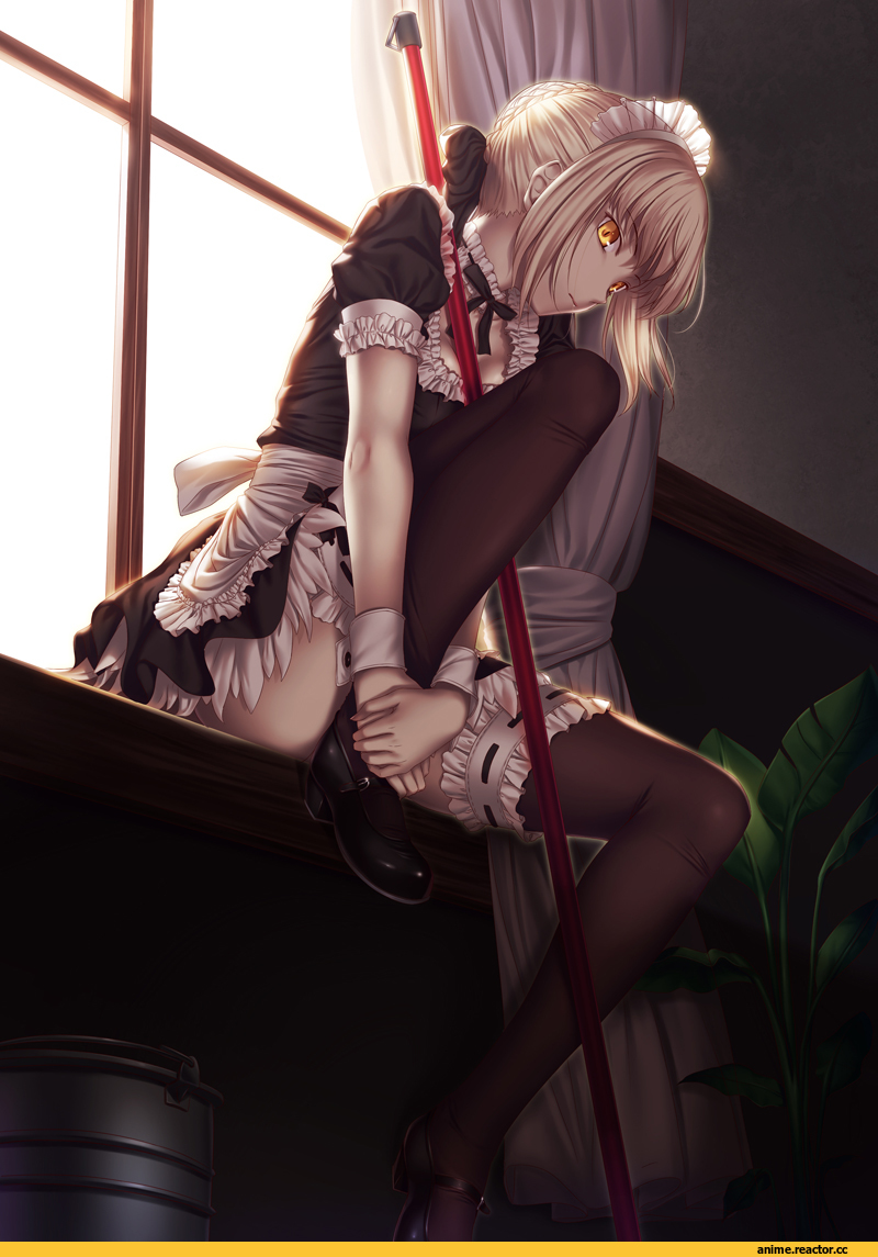 Fate (series), Saber Alter, Maid, Anime