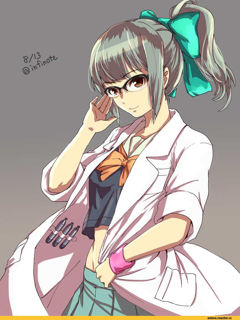 Kantai Collection, Yuubari, Megane, Anime