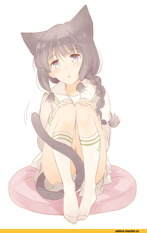 Anime Art, Kitakami (Kantai Collection), Kantai Collection, neko, Animal Ears, Anime