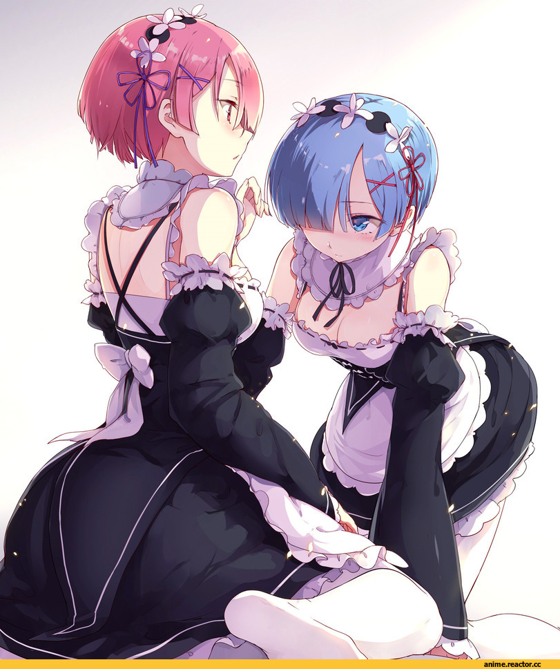 Ram (Re Zero), Re Zero Kara Hajimeru Isekai Seikatsu, Rem (re zero), smas, Anime