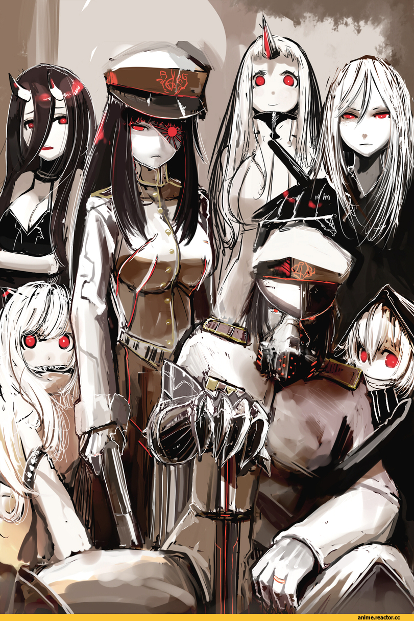 Abyssal Admiral, Kantai Collection, battleship hime, Female Abyssal Admiral, Northern Ocean Hime, Re-class Battleship, Seaport Hime, Ta-class Battleship, Anime