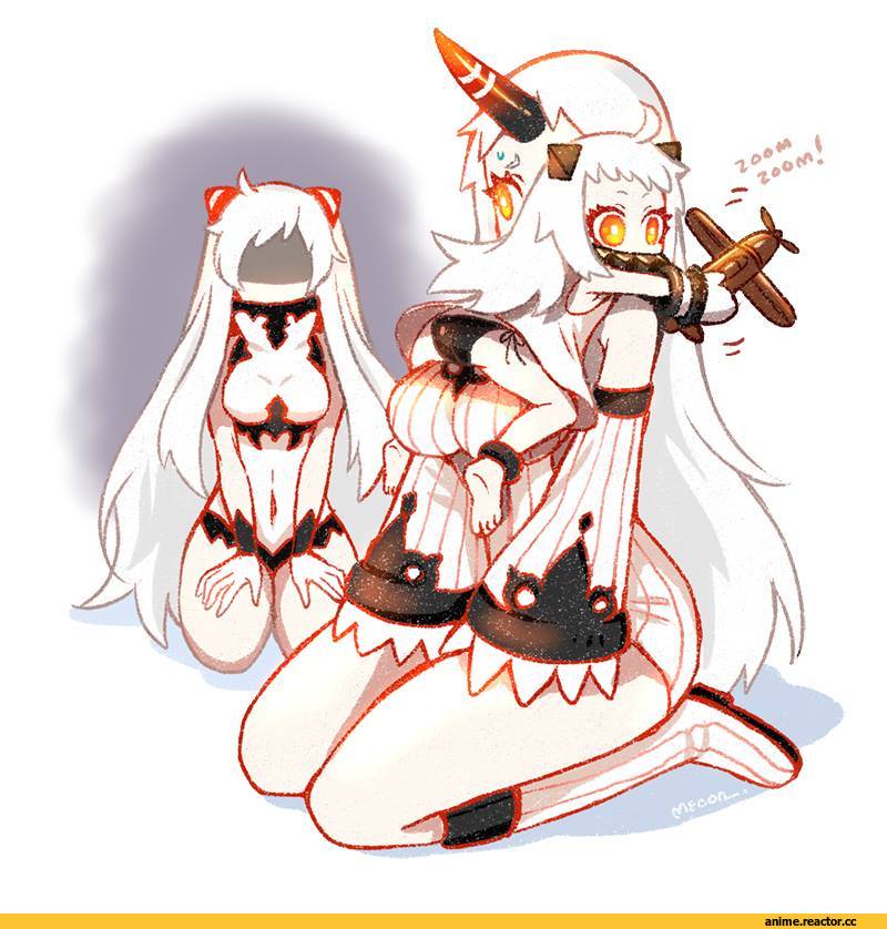 Northern Ocean Hime, Kantai Collection, Seaport Hime, Midway Hime, Anime