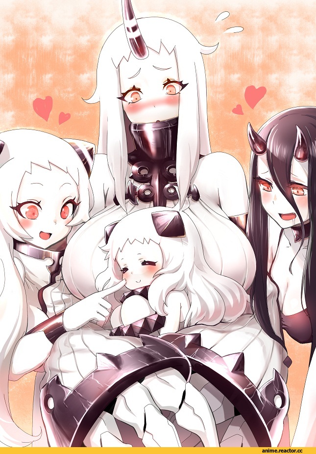 battleship hime, Kantai Collection, Airfield Hime, Seaport Hime, Northern Ocean Hime, Anime