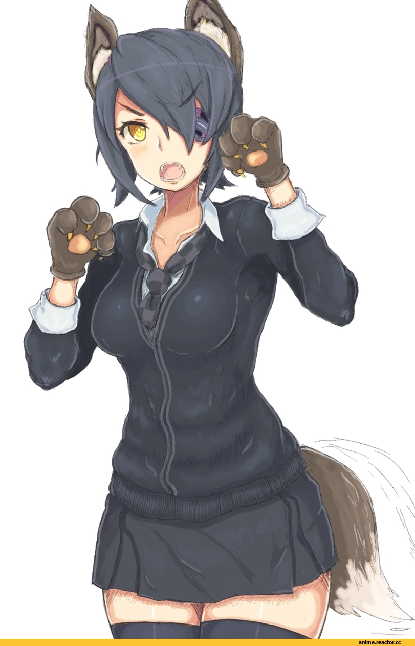 Tenryuu, Kantai Collection, Pixiv, Anime Art, продолжение в комментариях, возможно баян, Inumimi, Animal Ears, Anime