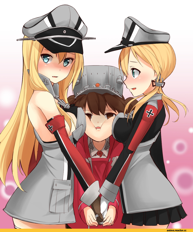 Kantai Collection, Bismarck (Kantai Collection), Prinz Eugen, Ryuujou, Anime