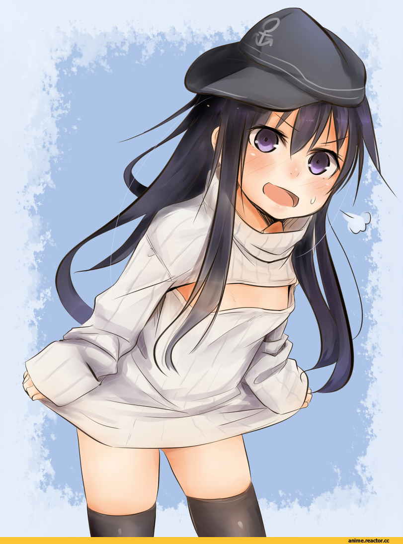 Kantai Collection, Akatsuki, Open-Chest Sweater, Anime