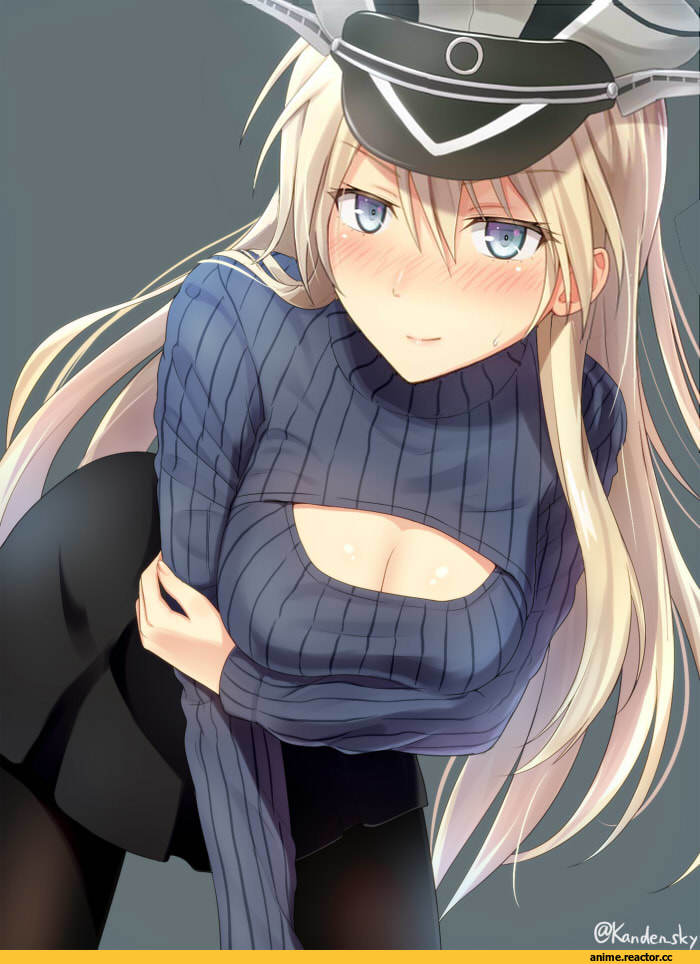 Kantai Collection, Bismarck (Kantai Collection), Open-Chest Sweater, Anime