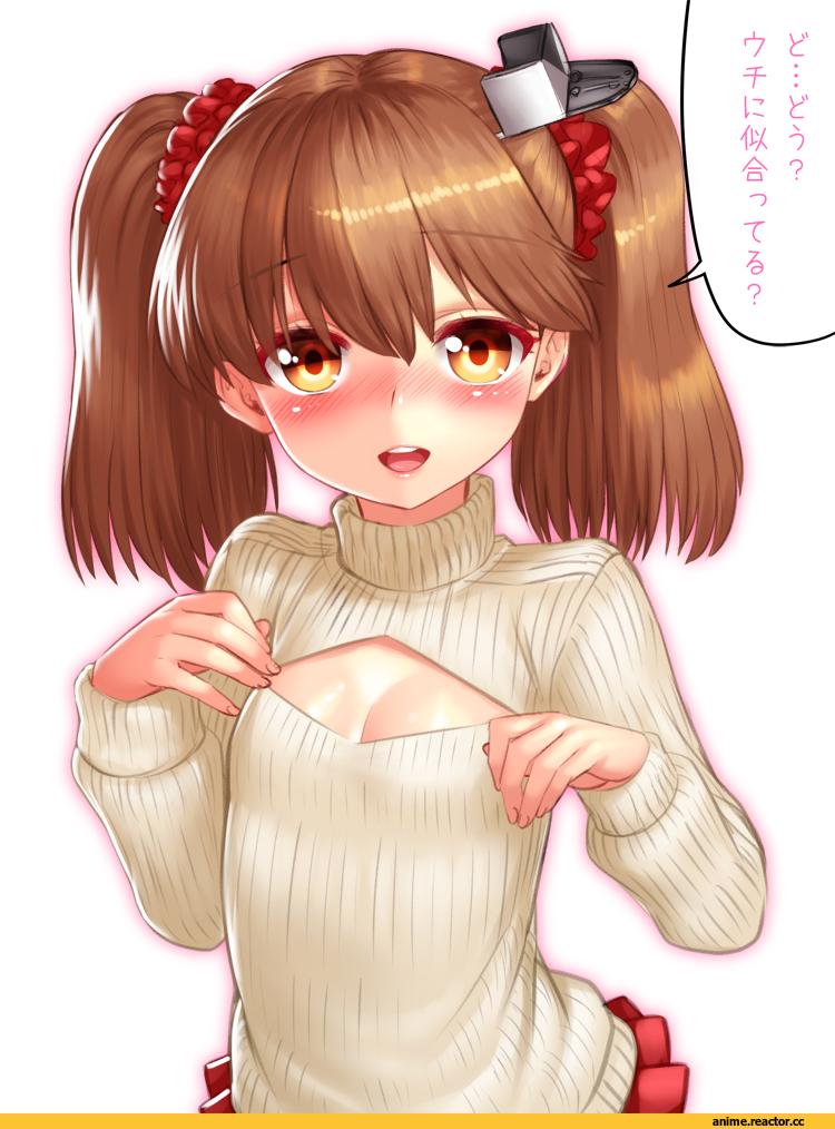 Kantai Collection, Ryuujou, Open-Chest Sweater, Anime