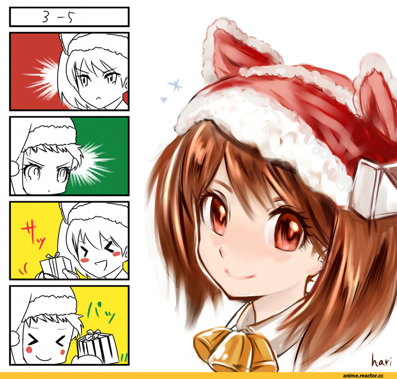 Ryuujou, Kantai Collection, Northern Ocean Hime, Anime Christmas, Anime