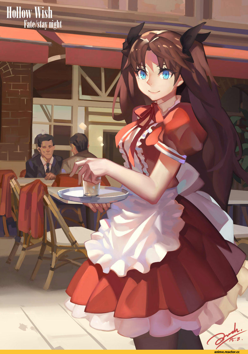 Fate (series), Rin Tohsaka, Maid, Anime