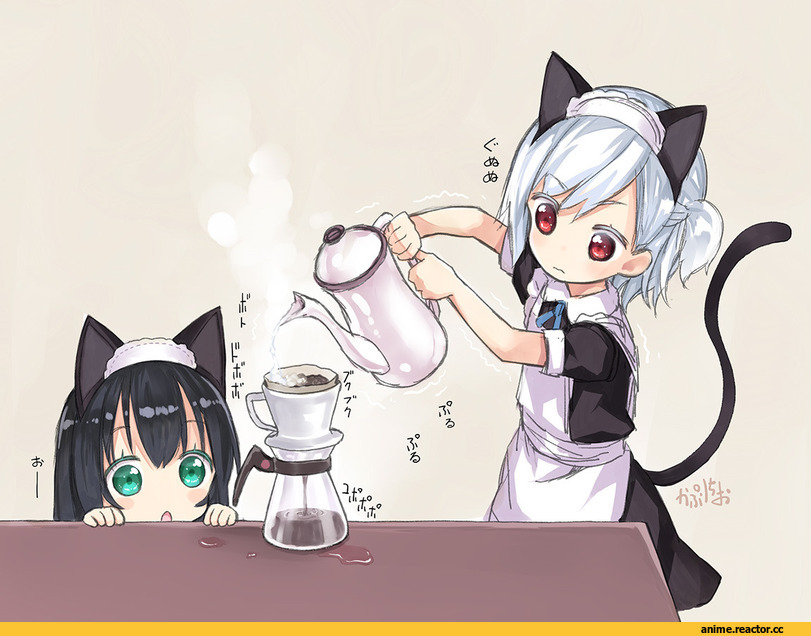 Anime Original, Anime Art, nekomimi, Animal Ears, Maid, Anime