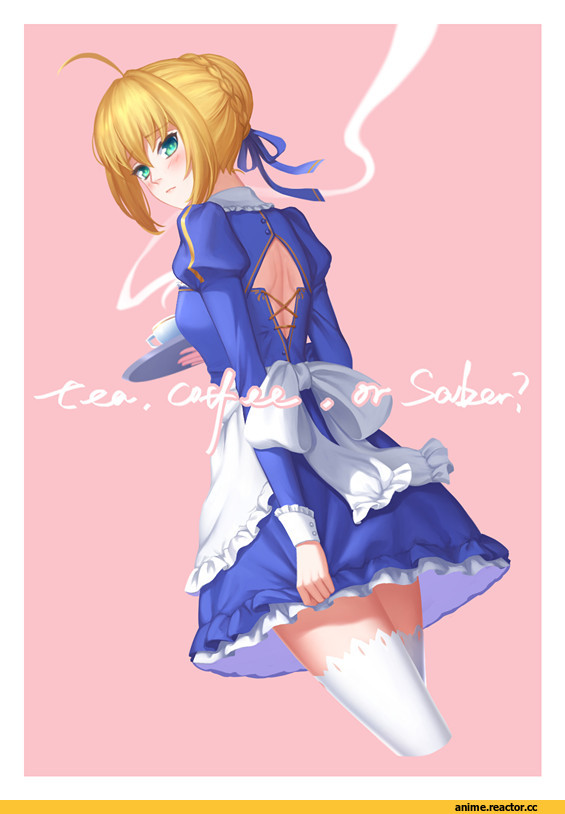 Fate (series), Saber (Fate), Maid, Anime