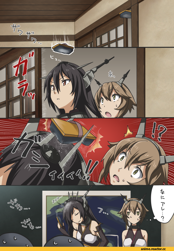 Kantai Collection, Nagato (Kantai Collection), Mutsu (Kantai Collection), trg, Anime