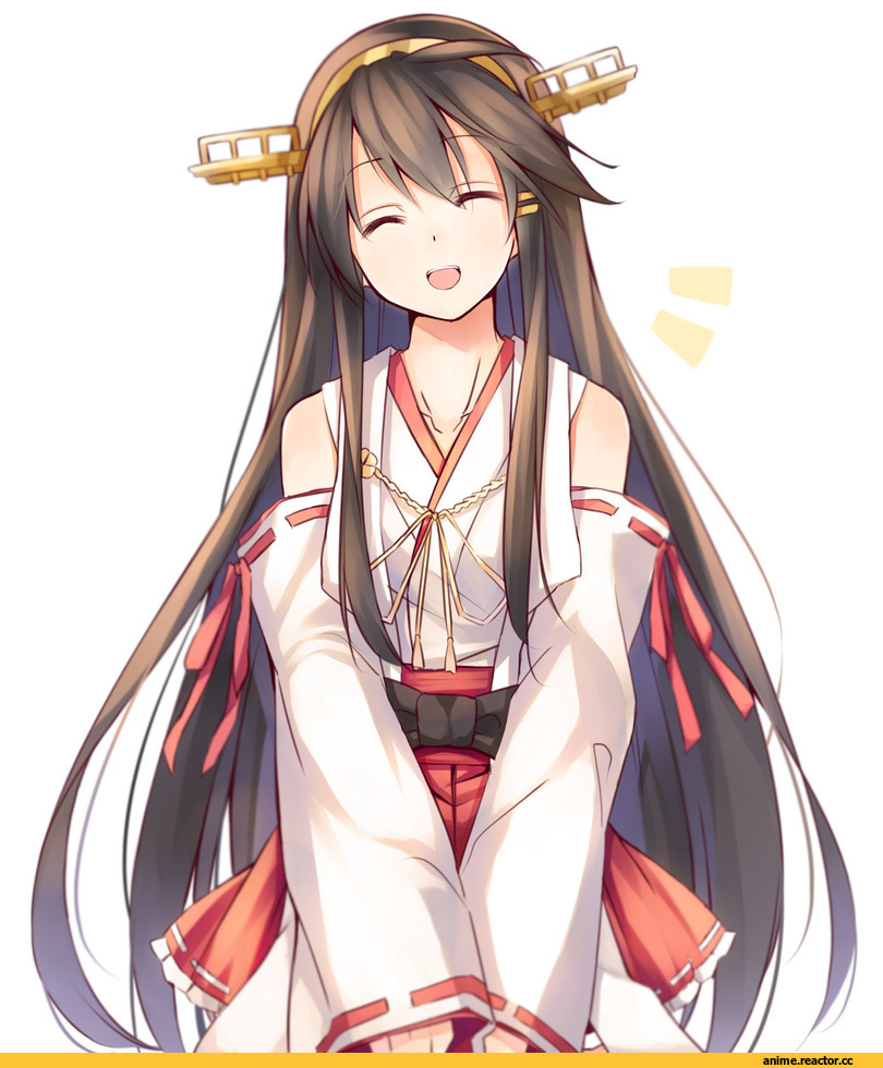 Haruna (Kantai Collection), Kantai Collection, leyte, Anime Art, продолжение в комментариях, Anime