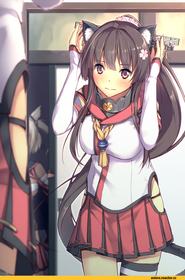 Yamato (Kantai Collection), Kantai Collection, nekomimi, Animal Ears, Anime Art, Anime