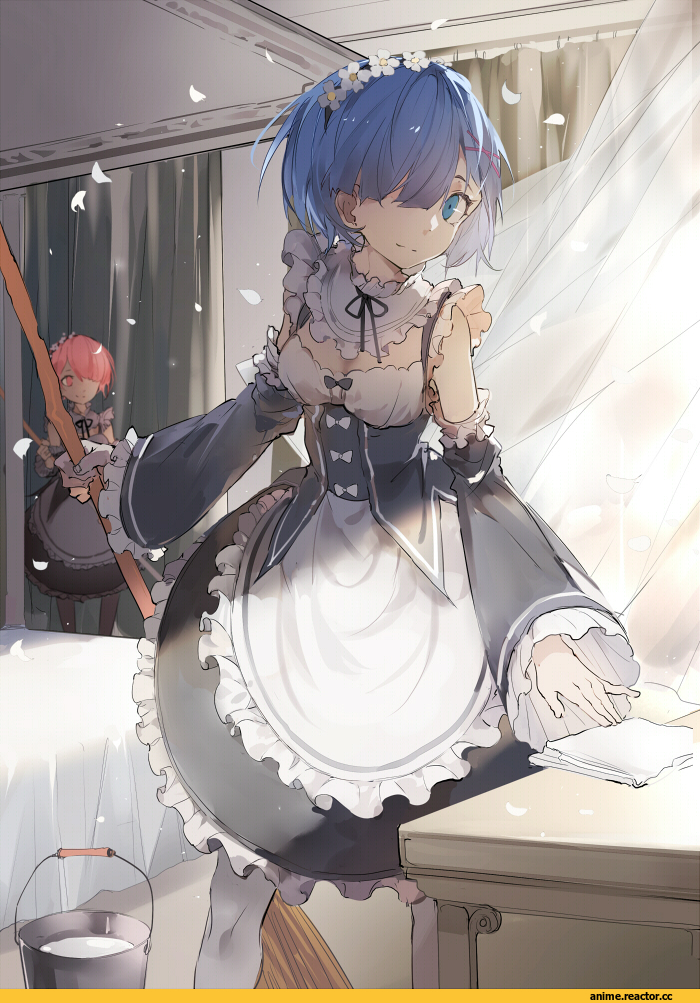 Ram (Re Zero), Re Zero Kara Hajimeru Isekai Seikatsu, Rem (re zero), Anime Art, nine (liuyuhao1992), Anime