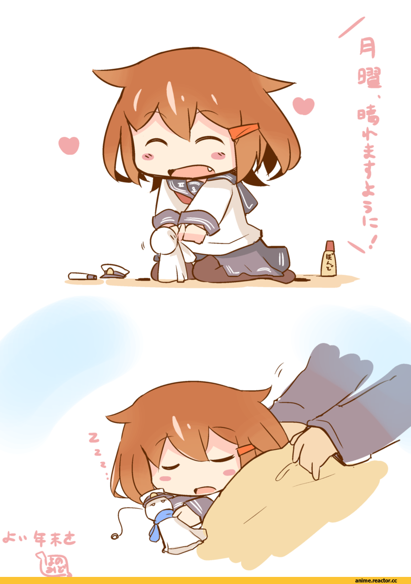 Kantai Collection, Ikazuchi, hanomido, Anime