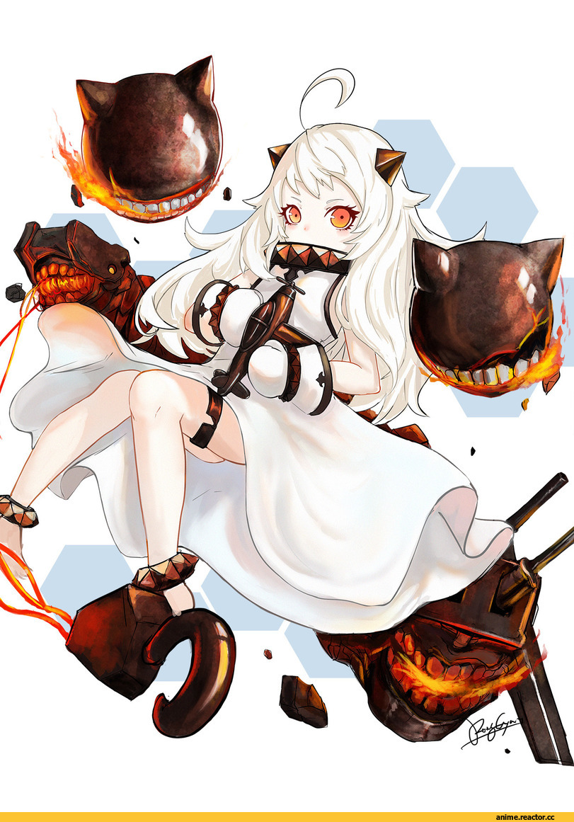 Northern Ocean Hime, Kantai Collection, src (rongcyuan sie), Anime Art, Anime