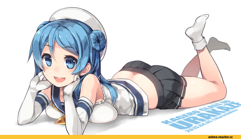 Urakaze, Kantai Collection, kuro chairo no neko, Anime