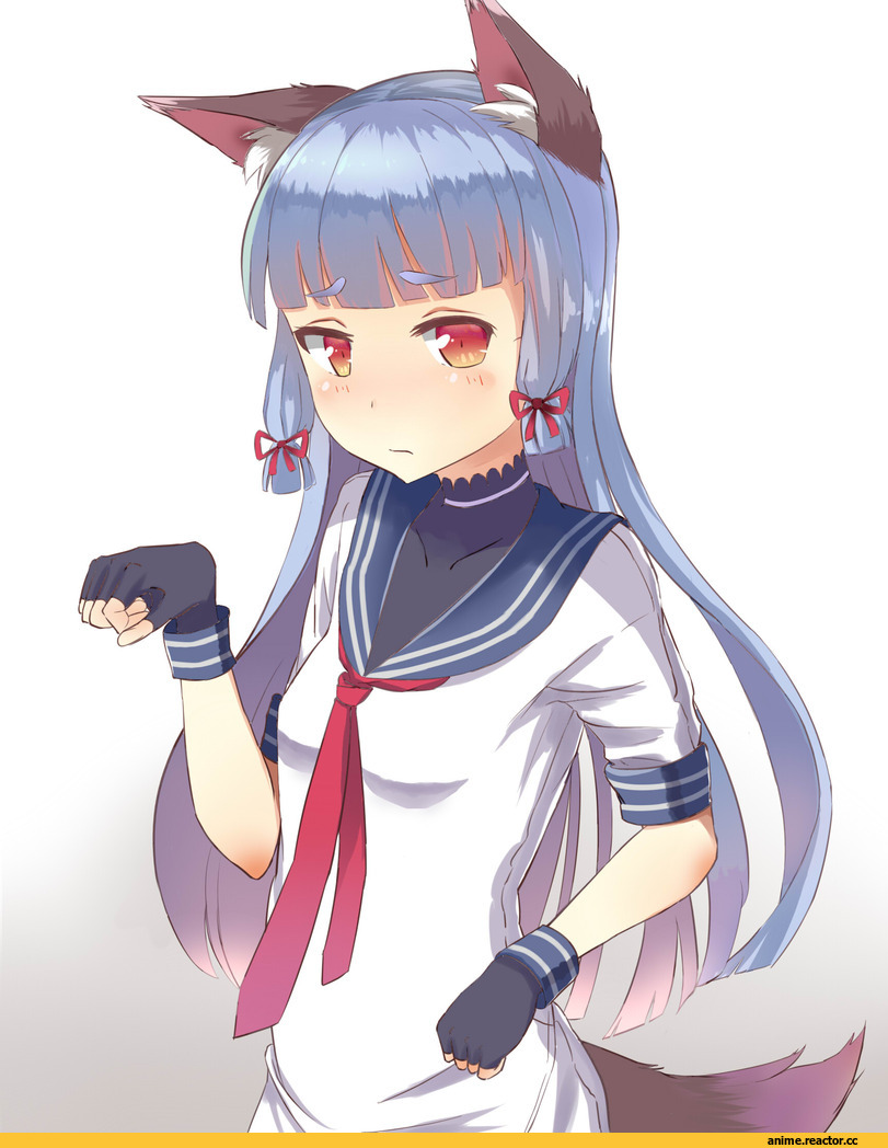 Murakumo, Kantai Collection, Inumimi, Animal Ears, Anime