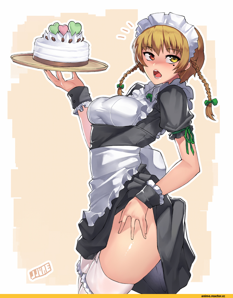 Anime Art, Jjune, Maid, Anime