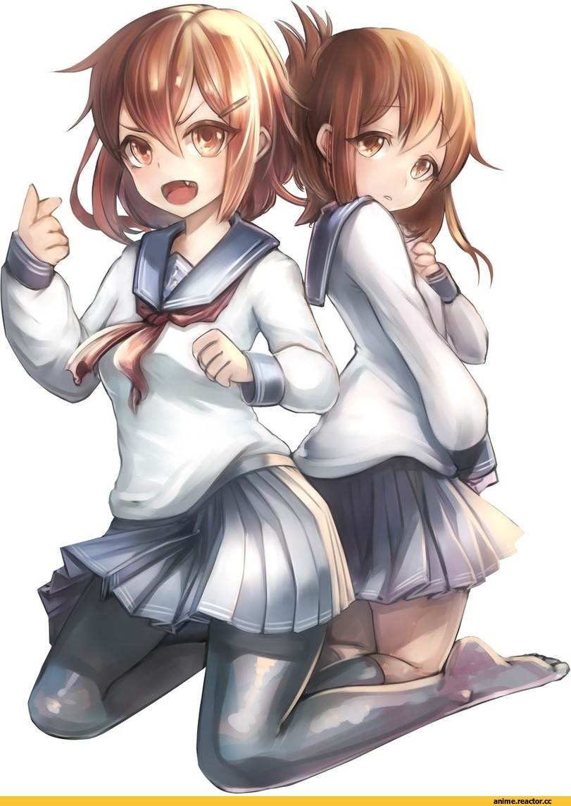 ikazuchi (kantai collection), Kantai Collection, Inazuma (Kantai Collection), Anime