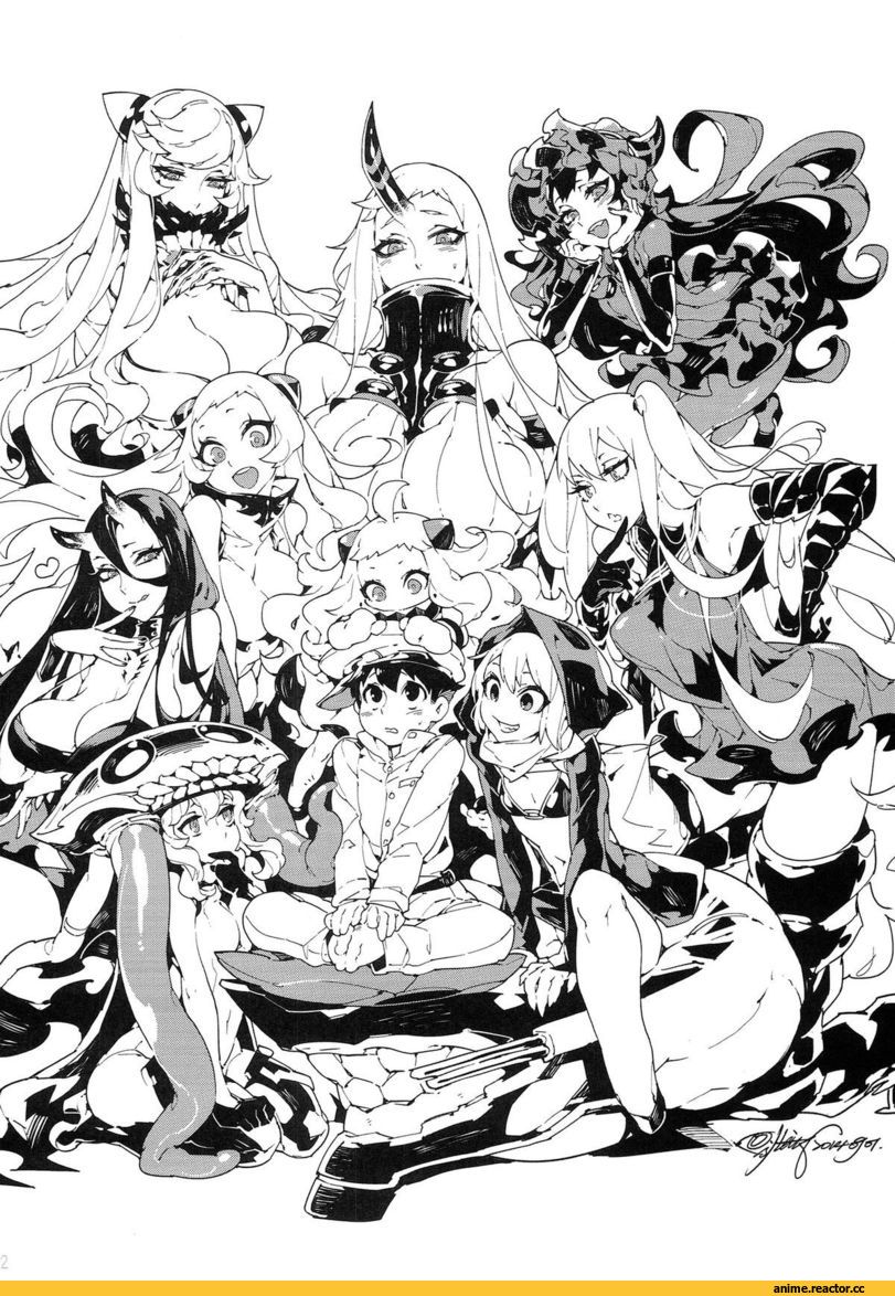 Shota Admiral (Kantai Collection), Seaport Hime, Midway Hime, Northern Ocean Hime, Wo-Class Aircraft Carrier , Airfield Hime, Aircraft Carrier Water Oni, battleship hime, Re-class Battleship, Isolated Island Oni, Anime, Kantai Collection