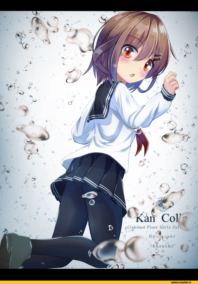 Ikazuchi, Kantai Collection, kagayan1096, Anime Art, Anime