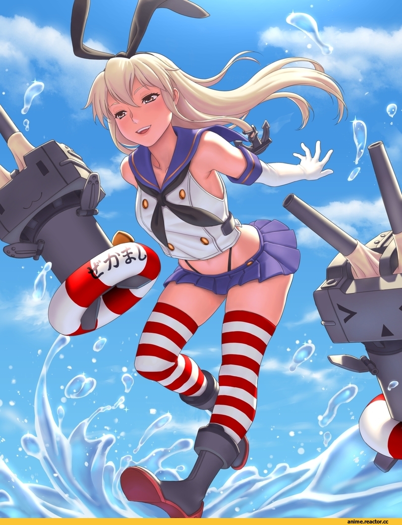 shimakaze (kantai collection), Kantai Collection, seeker (shzyu), Anime