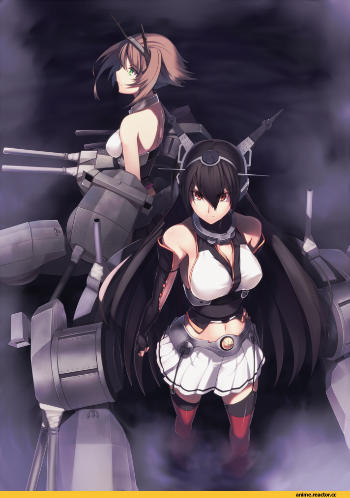 Kantai Collection, Nagato (Kantai Collection), Mutsu (Kantai Collection), Anime Art, Anime