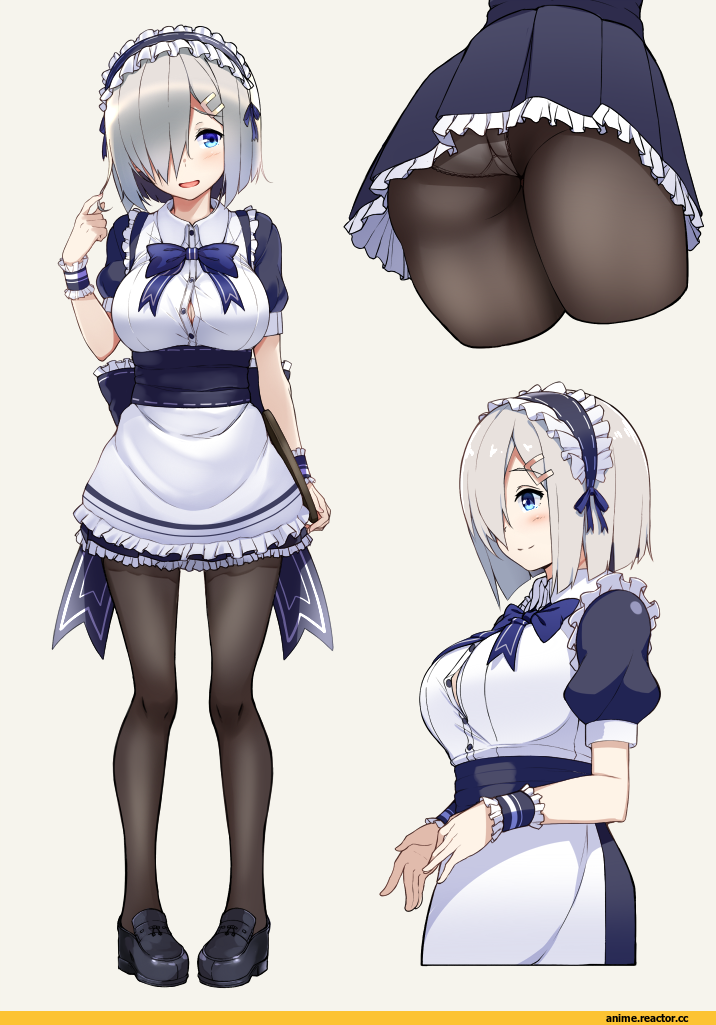 ukebewe, hamakaze, Kantai Collection, Maid, Anime Adult pantsu, Anime Ero, Anime