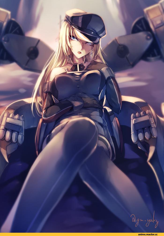 Kyouya (Mukuro238), Anime Art, Bismarck (Kantai Collection), Kantai Collection, Anime