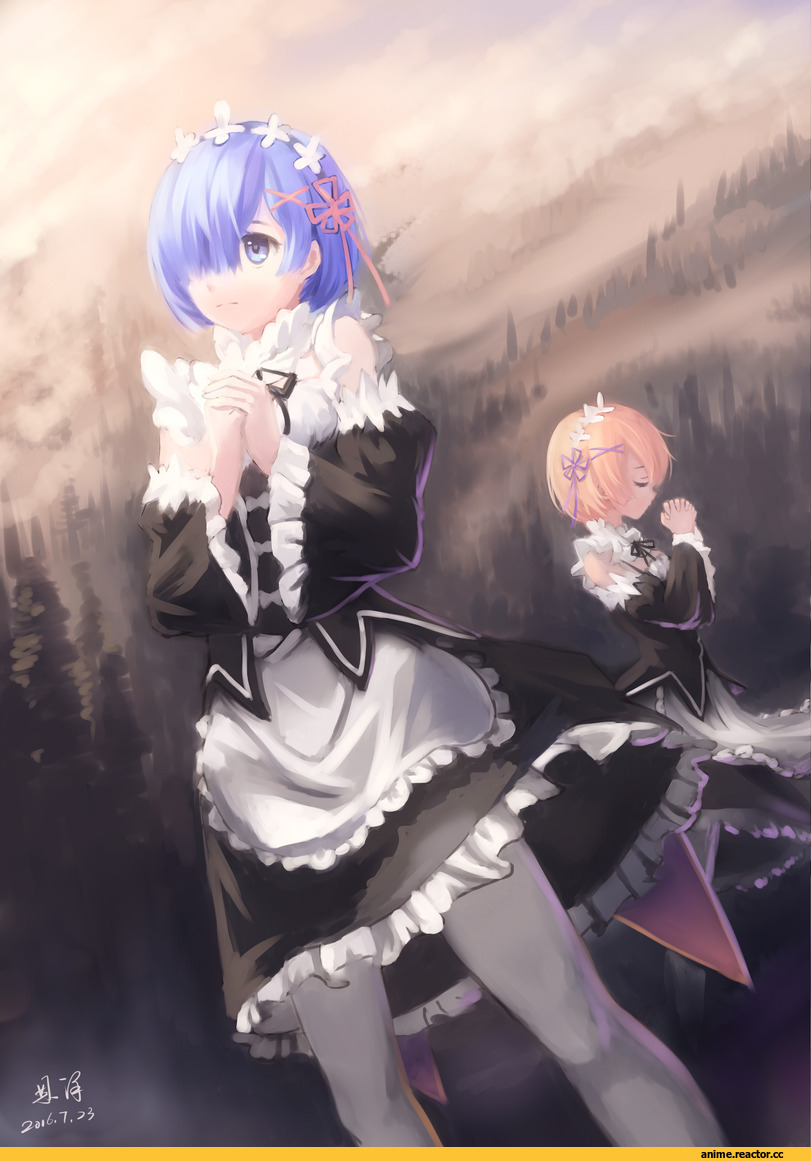 Re Zero Kara Hajimeru Isekai Seikatsu, ram (rezero), Rem (re zero), Anime