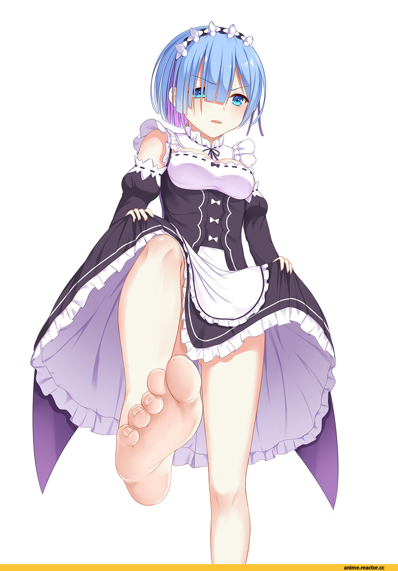 flan (seeyouflan), Rem (re zero), Re Zero Kara Hajimeru Isekai Seikatsu, Anime Feet, Anime