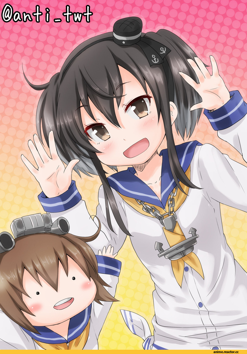 Tokitsukaze (Kantai Collection), Kantai Collection, Yukikaze (Kantai Collection), Anti (Untea9), Anime