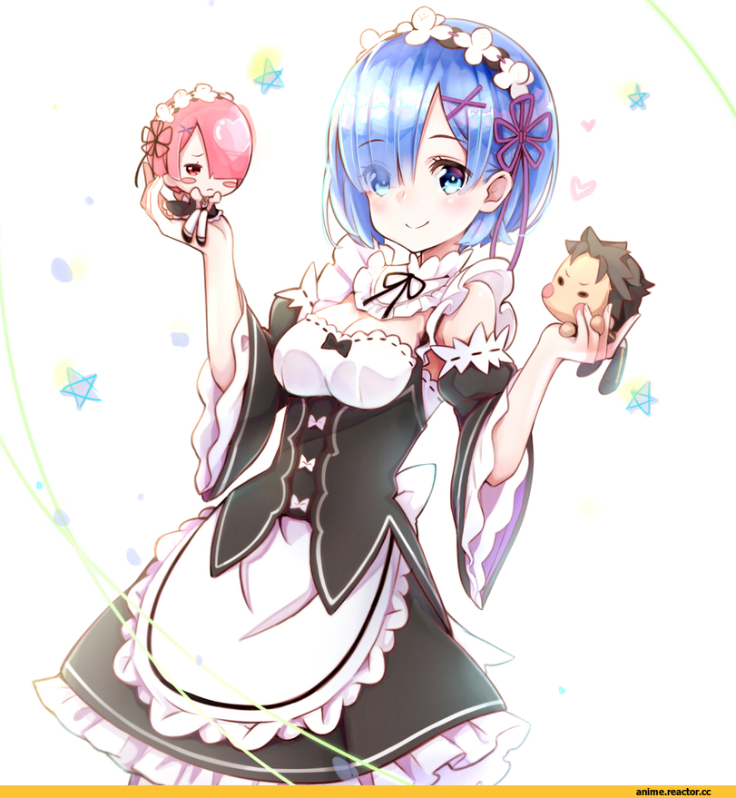 Rem (re zero), Re Zero Kara Hajimeru Isekai Seikatsu, Natsuki Subaru, Ram (Re Zero), PiloKey, Anime