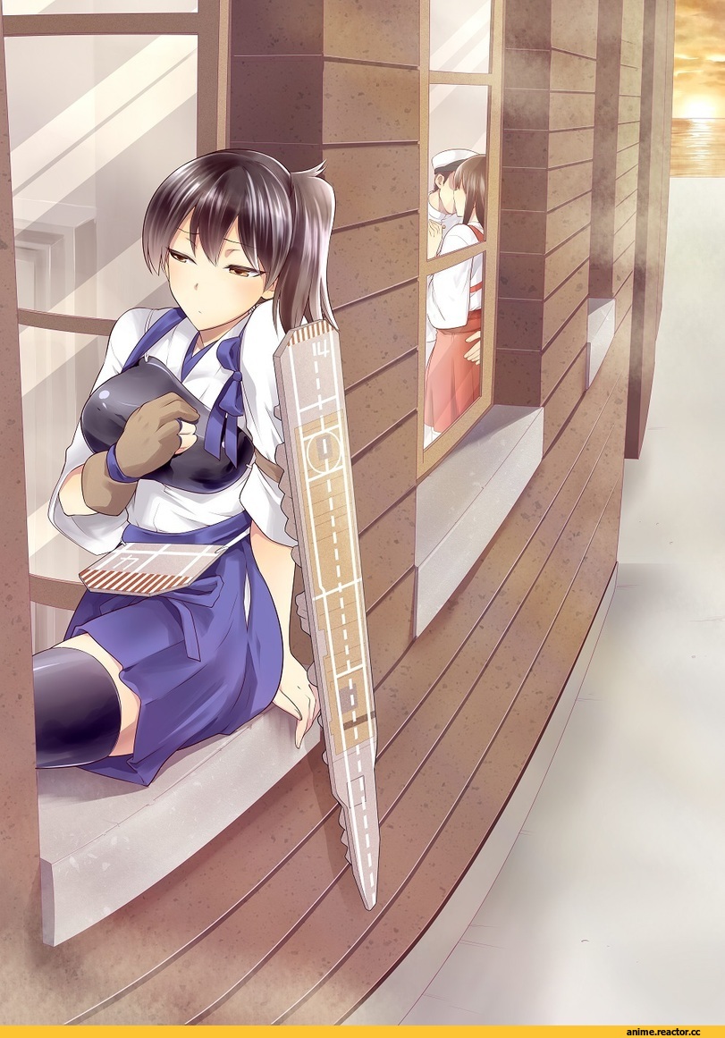 Admiral (Kantai Collection), Kantai Collection, Kaga (Kantai Collection), Akagi, Anime Art, kiasa, Anime