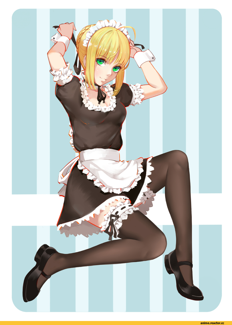 Saber (Fate), Fate (series), zhano kun, Maid, Anime