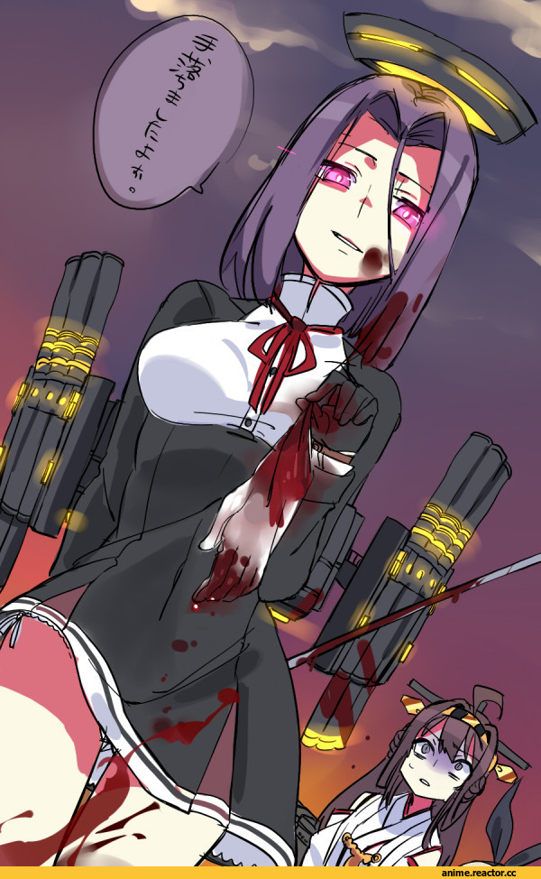 Tatsuta, Kantai Collection, kongou, Anime