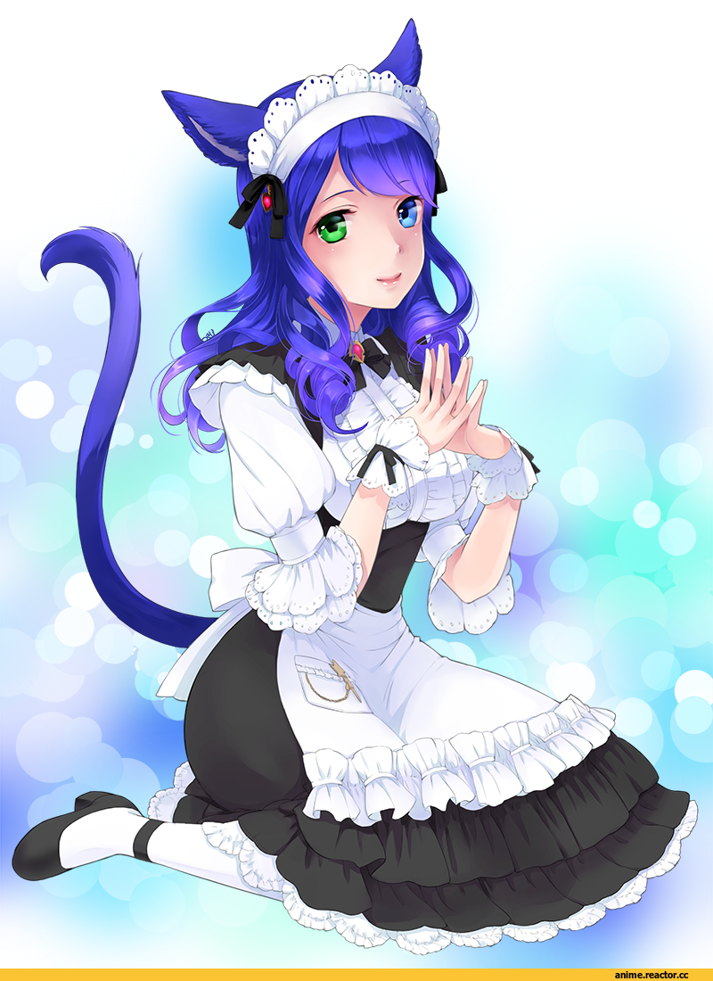 nekomimi, Animal Ears, Maid, удалённое, Anime