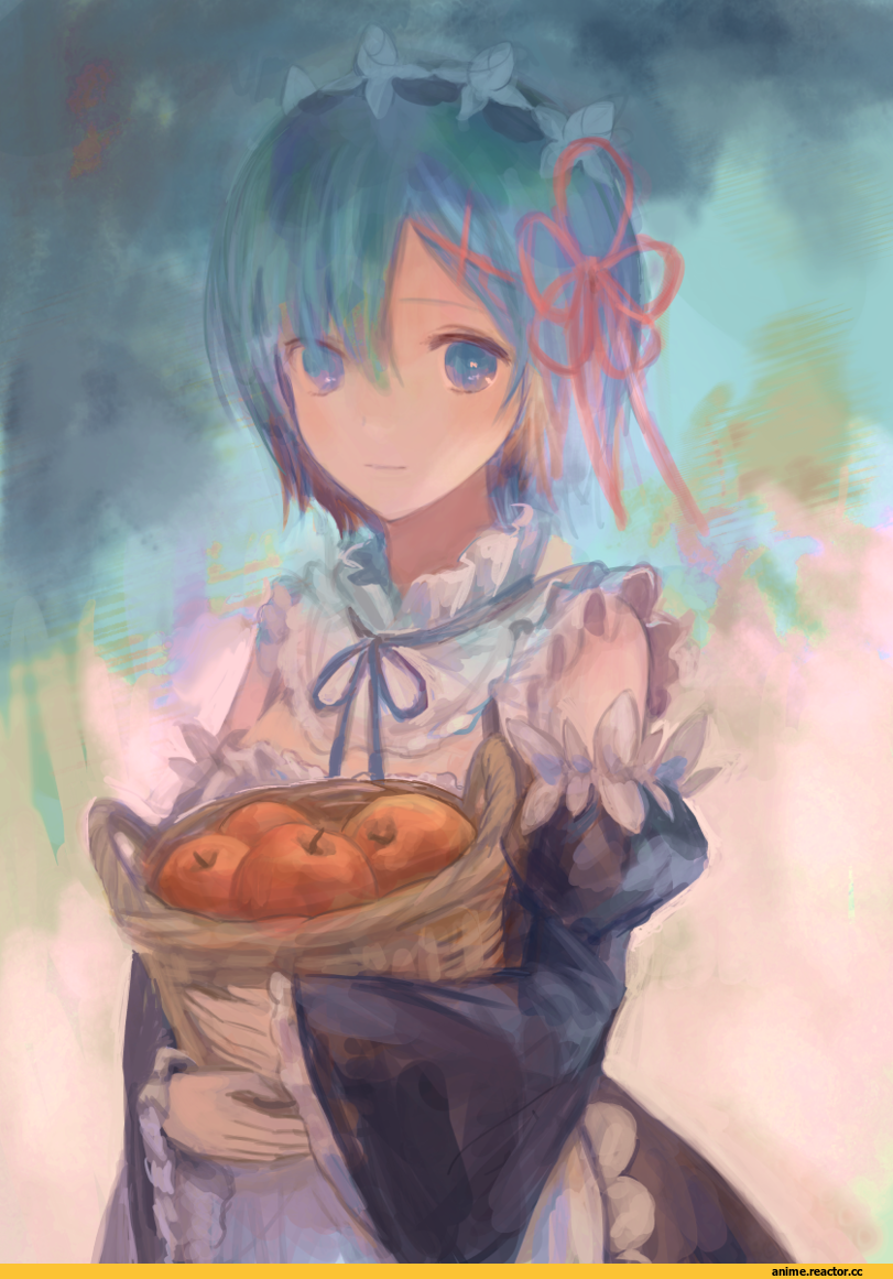 Rem (re zero), Re Zero Kara Hajimeru Isekai Seikatsu, okakan, Anime Paint, Anime Art, Anime